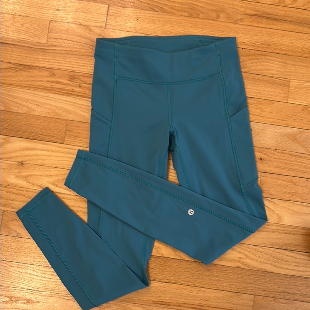Teal Lululemon Leggings